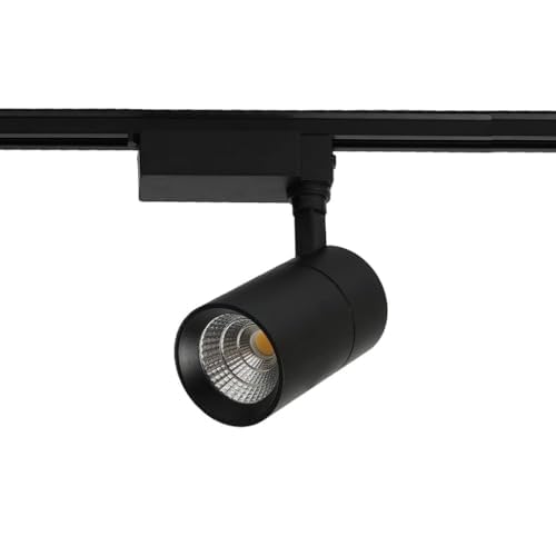 AHUJA INTERNATIONAL 3 in 1 Track light ,Warm,cool & Natural , Spot, Focus, Track Light, Rotatable Light Head,Home, Showroom, Living Room, Black Body ,Trackway Not Included