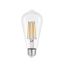AHUJA INTERNATIONAL Antique St64 Dimmable Vintage Edison Light Bulb for Indoor,Outdoor Bulb Patio,Backyard Lights, 8 Watt for Patio Lighting Bulb Base E27 Clear Galass , Warm & Yellow Pack o