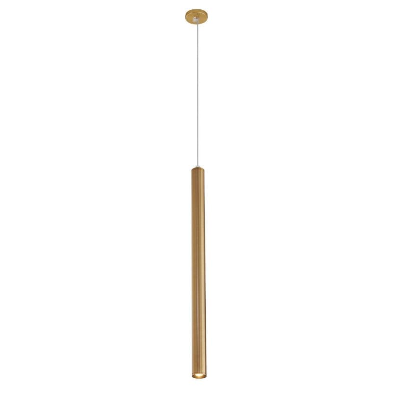 AHUJA INTERNATIONAL Modern Ceiling Long Tube Cylindrical Spotlight 7W Hanging Pendant Light Adjustable Height Lighting Fixture for Kitchen Dinning Room 400 mm, Warm White