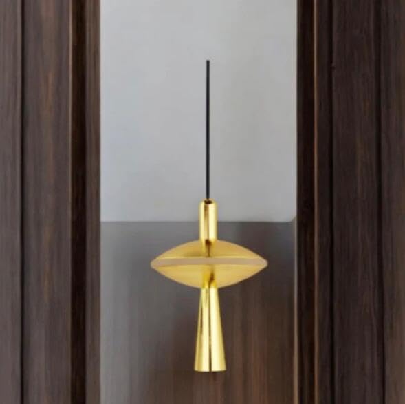 AHUJA INTERNATIONAL Hanging Light for Home Ceiling Pendant Light 8W with Hanging1-Light Long Pendant Lamp Ceiling Light - Warm White