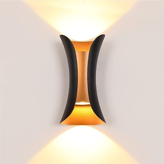 Ahuja Internationa lUp Down Wall Light, 10W IP65 Waterproof Wall Lamp –2 Way Exterior Wall Light for Decoration, Light for Balcony,Outdoor Wall Lights for Elevation ,Warm White