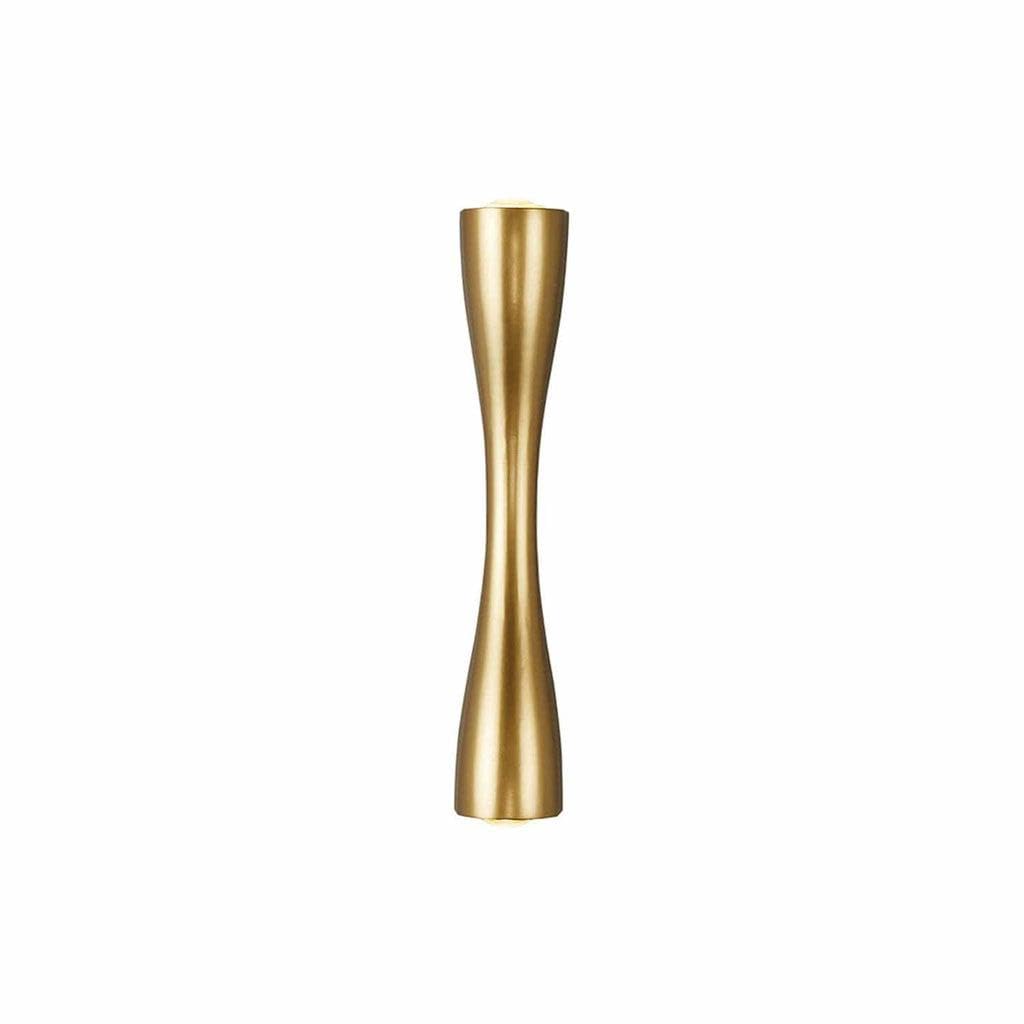 AHUJA INTERNATIONAL Modern Slim Long Gold/Black Indoor Outdoor Wall Lamp Up and Down Wall Sconce Light Fixtures Wall Light (Warm White)