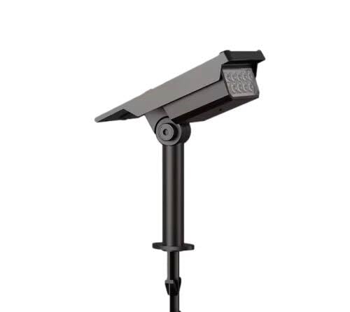 Ahuja International Solar Garden Spike Light Lens Model – IP65 Waterproof, Automatic On Off Motion Sensor Solar Light for Outdoor Use Light (Warm White)