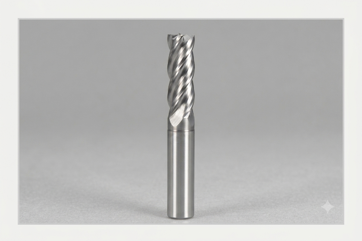 1 to 6mm CARBIDE 4F SQ. ENDMILL (45 HRC) Pack of 2 Pcs.