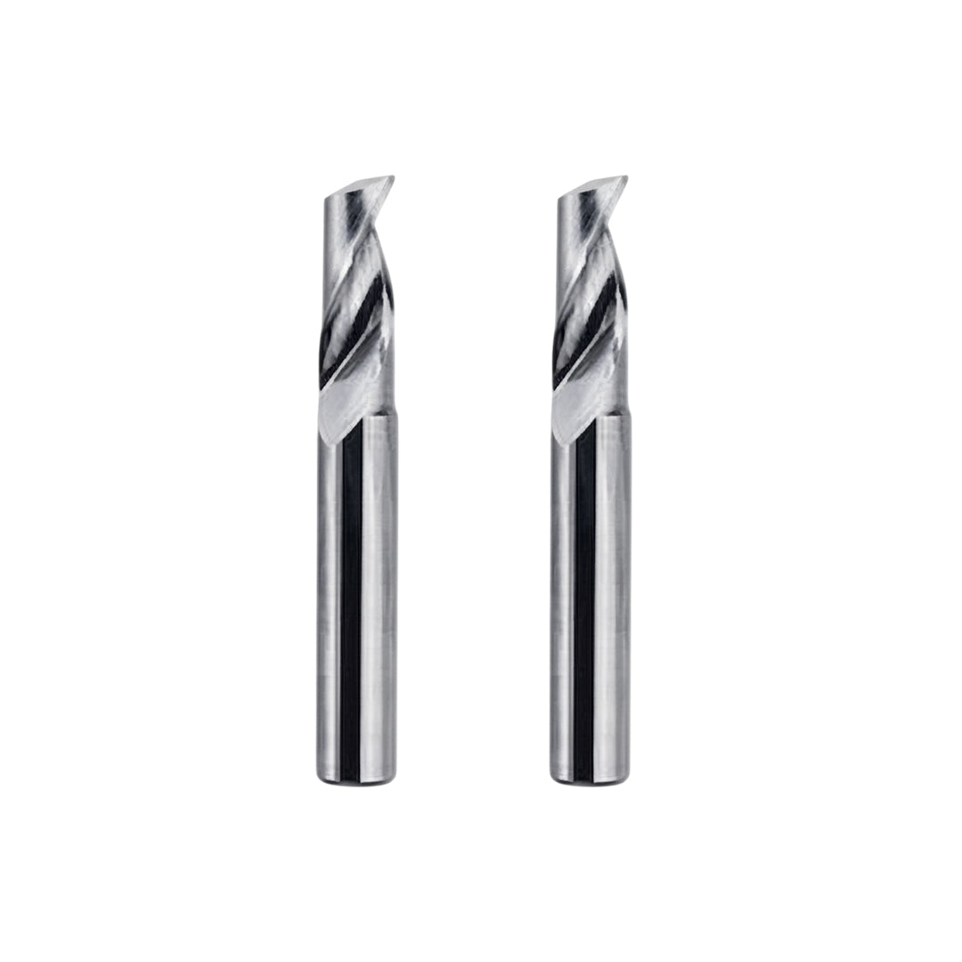 HSS Single Flute Endmill Grade M2 Pack of 2 Pcs.