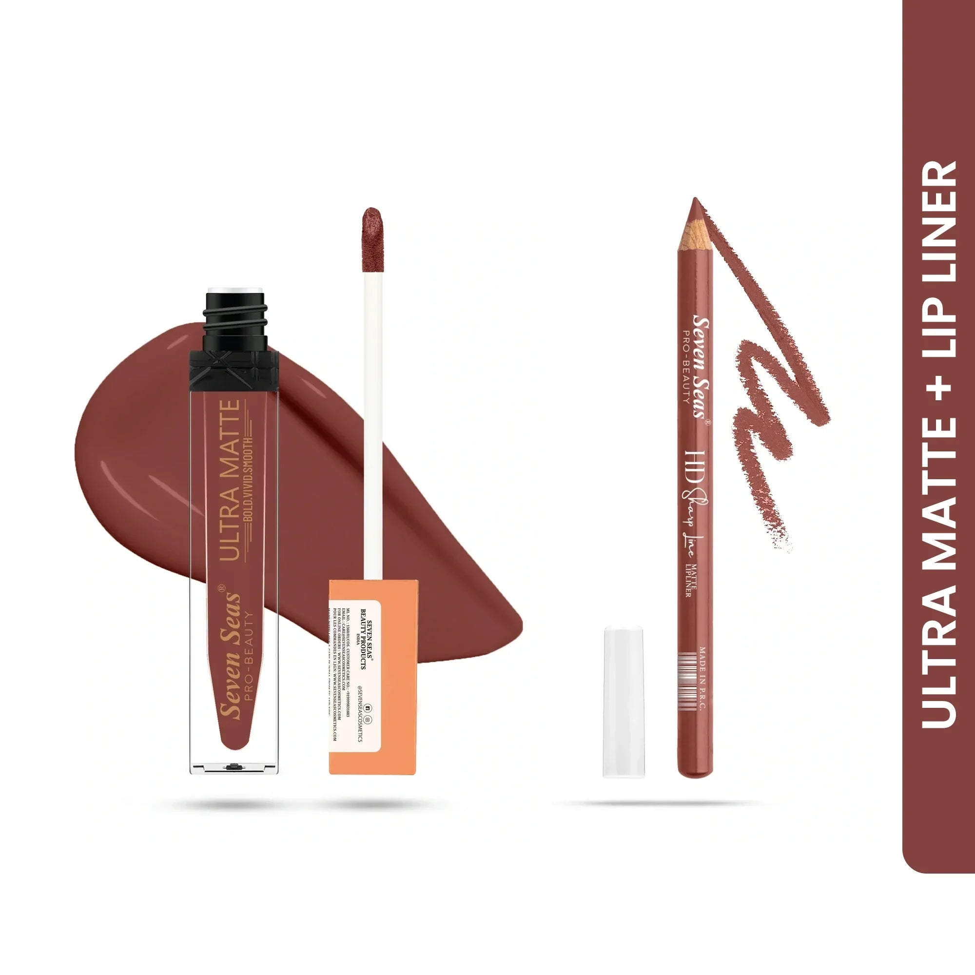 Ultra Matte Liquid Lipstick+ Lip Liner