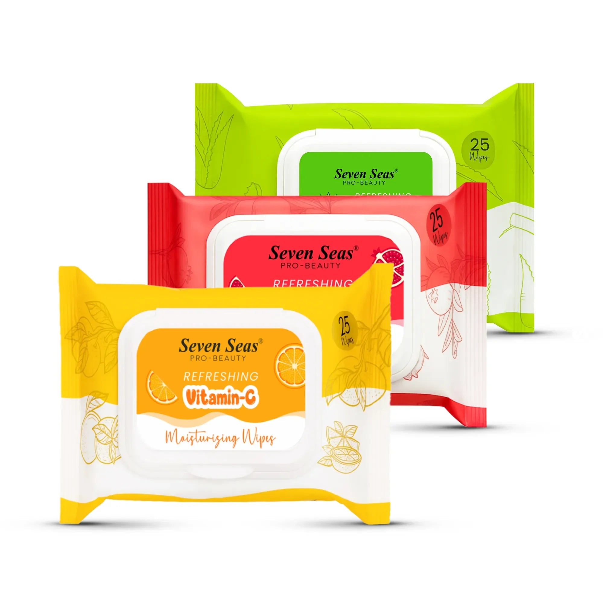 Refreshing Moisturizing Wipes | Pack of 3